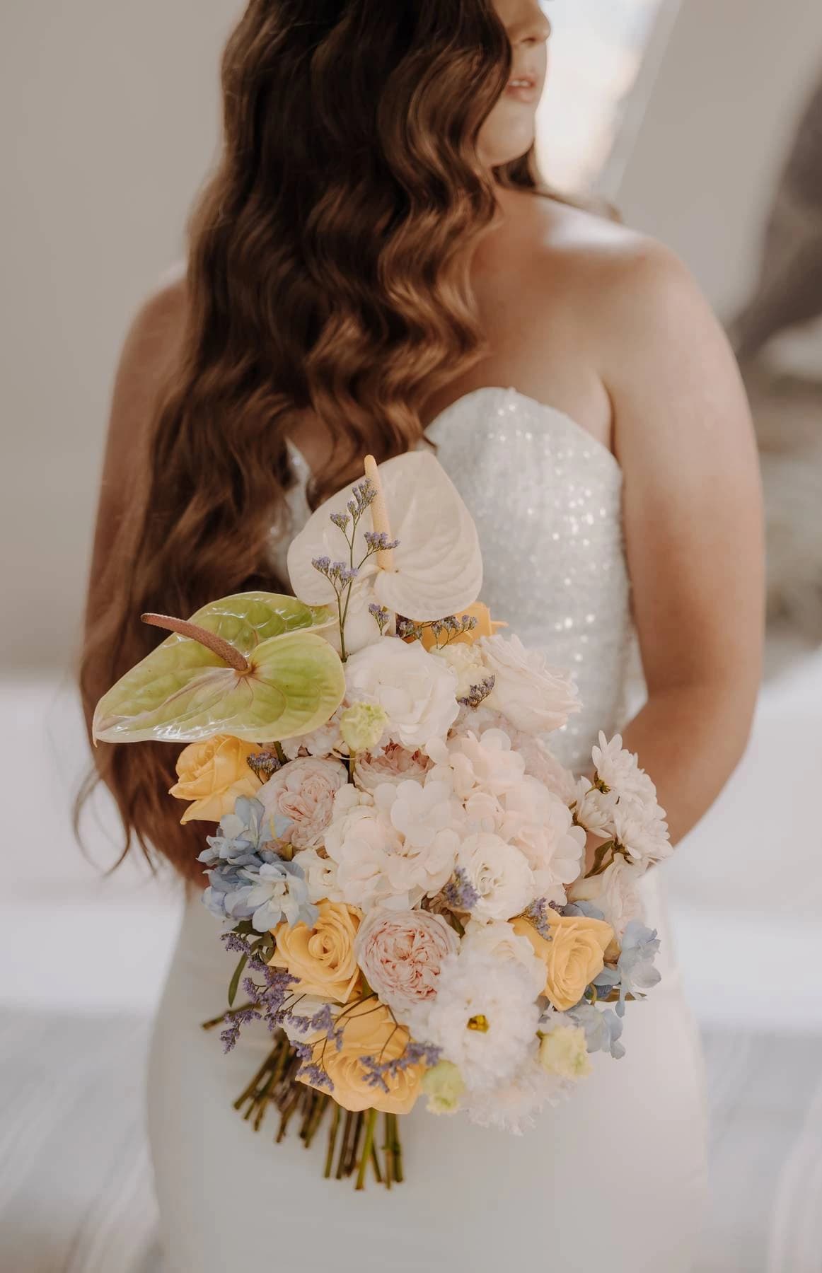 Signature wedding flower bouquet and bridal arrangement in Gauteng