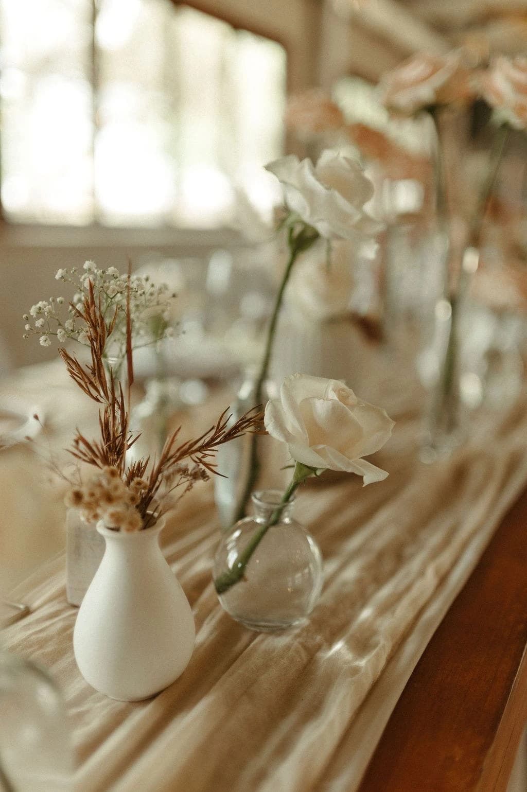 Full service luxury wedding venue floristry and ceremony arch decor